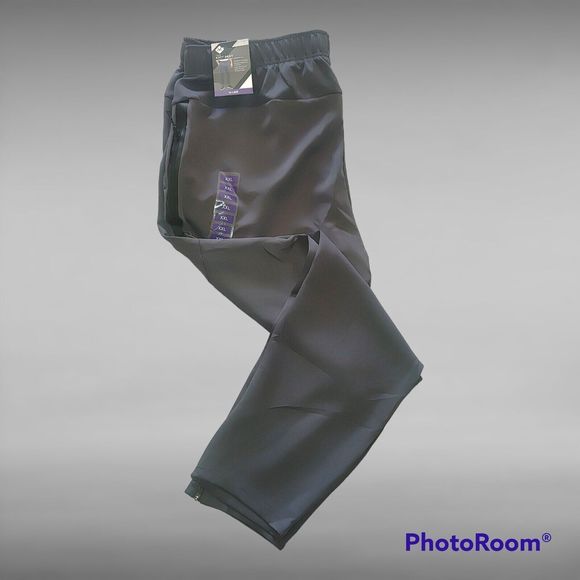 Tech Knit Pant Jogger Mens XXL Pockets Moisture Wicking Zipper Hem Member's Mark - Picture 1 of 5